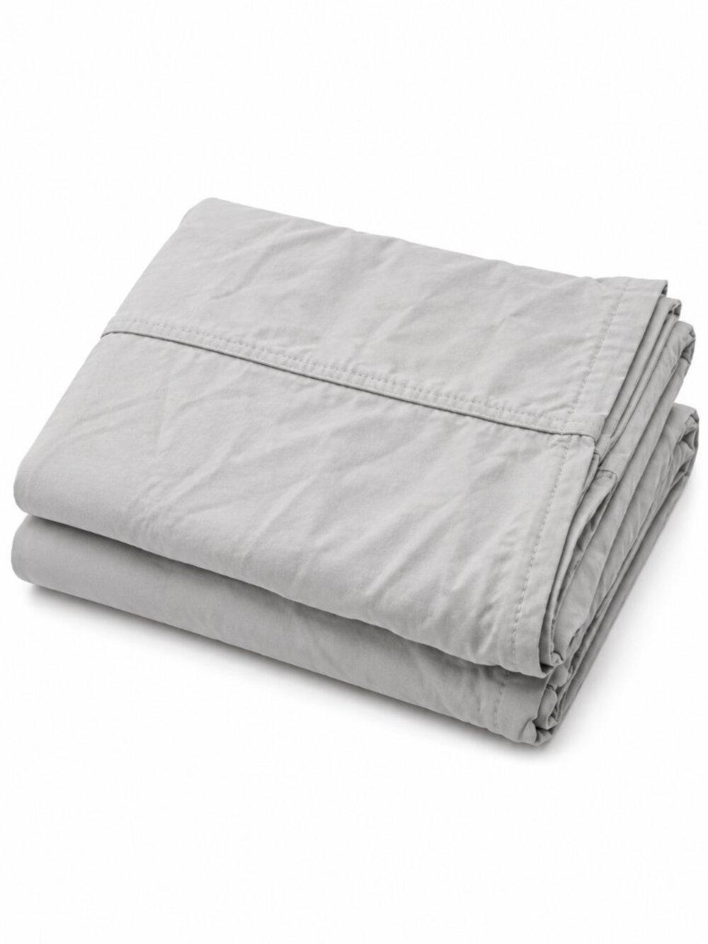 Kirkland Signature 680 Thread Count Queen Flat Sheet Gray Pima Cotton